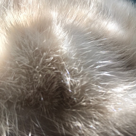 Vintage Howard Albert NY Real Mink Fur Pillbox Hat - Picture 5 of 6